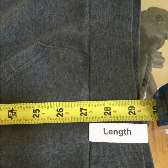 Adidas Men's XL 3 Stripes Fleece Full-Zip Hoodie Dark Grey & Black Jacket. - Picture 6 of 6